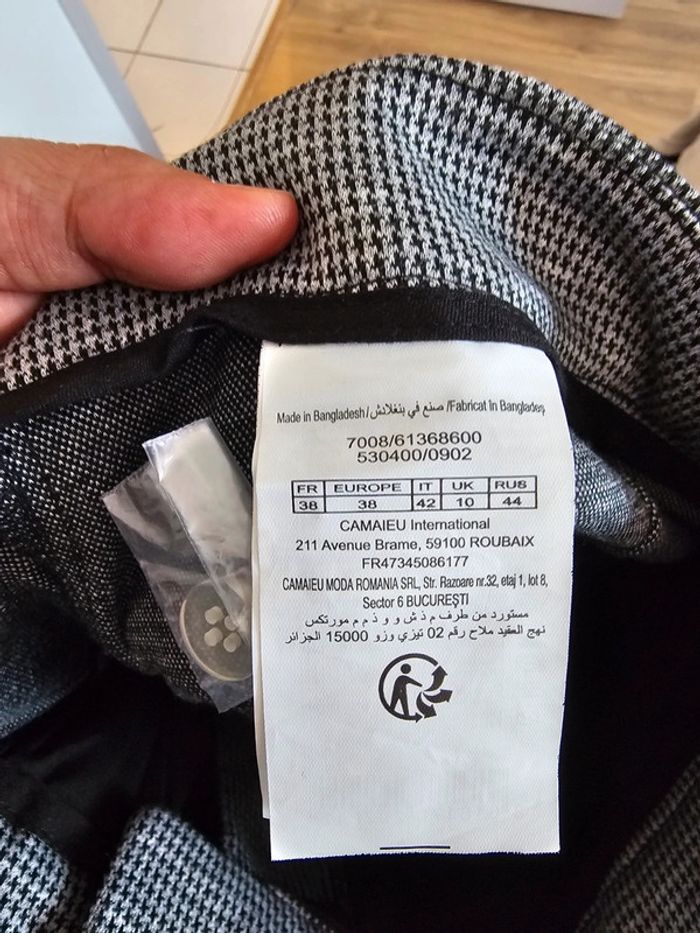 Pantalon motifs Camaïeu Taille 38 - photo numéro 3