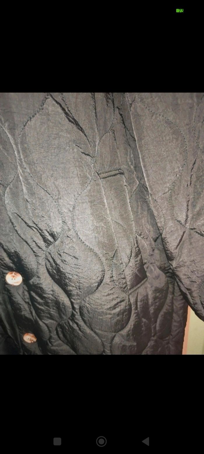 Magnifique manteau 'euve avec étiquette doudoune moumoute - photo numéro 5