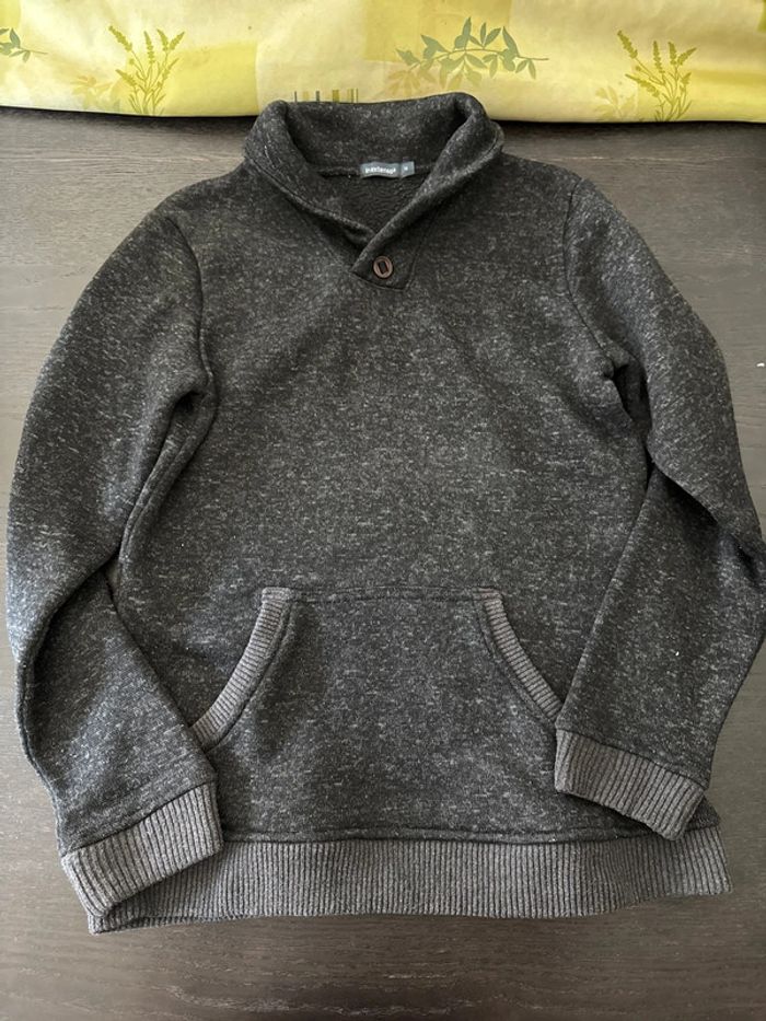 Pull col V 14 ans garçon