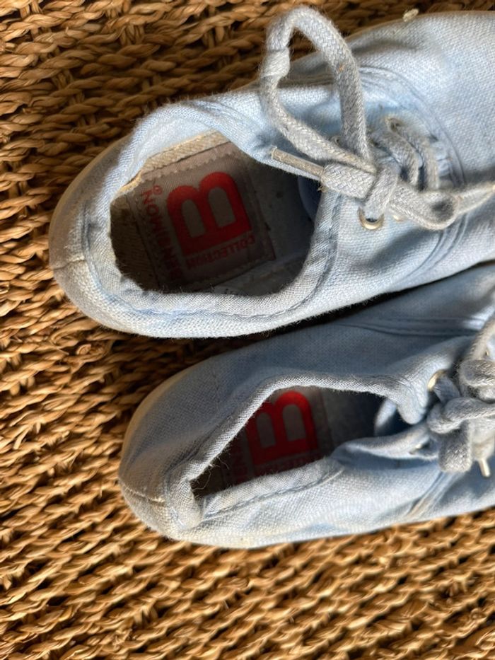 Bensimon à lacets bleu ciel - photo numéro 2