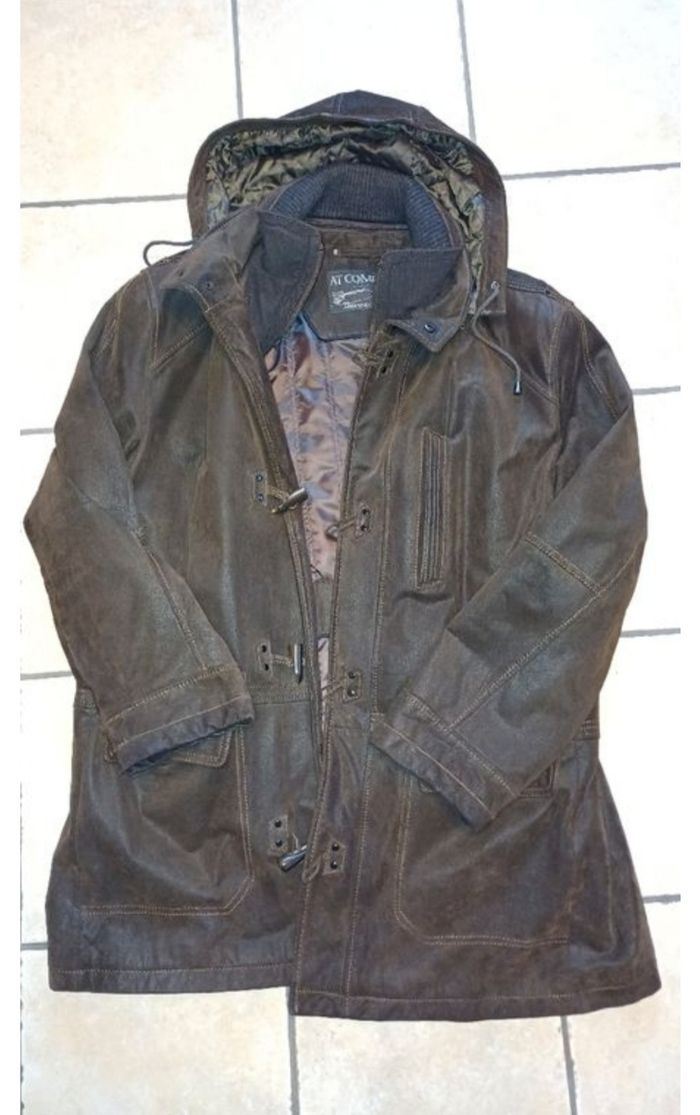 Manteau cuir homme - photo numéro 2