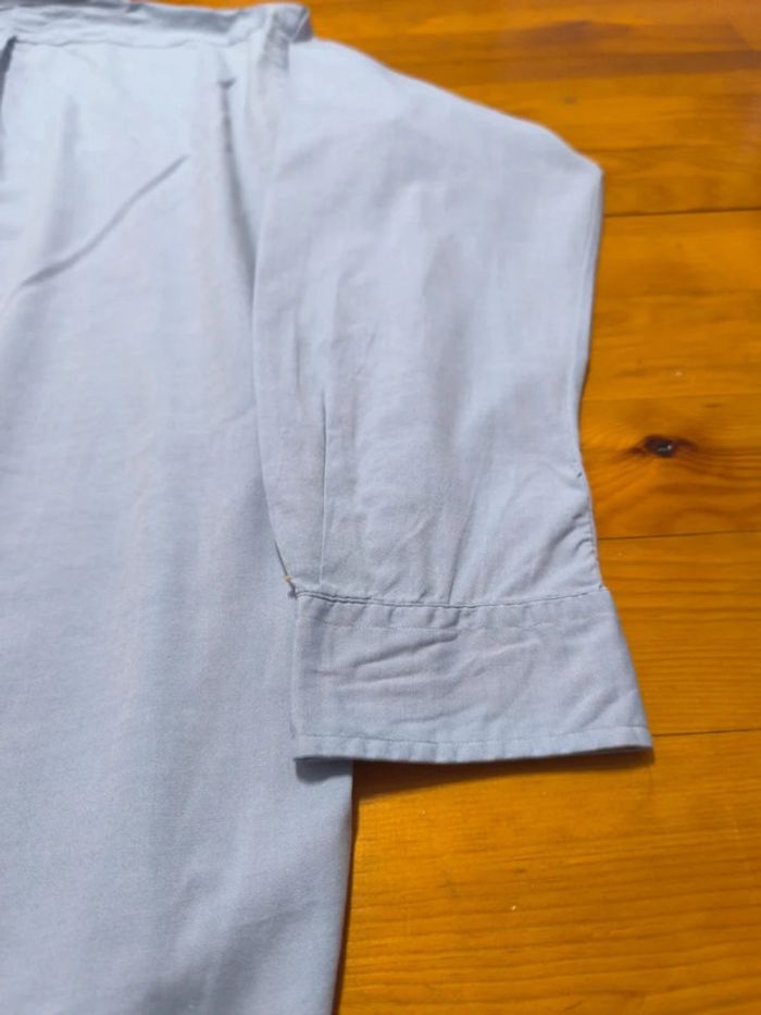 Chemise à manches longues - Ralph Lauren - Yarmouth - Logo brodé premium - Bleu ciel - Taille XXL - photo numéro 6