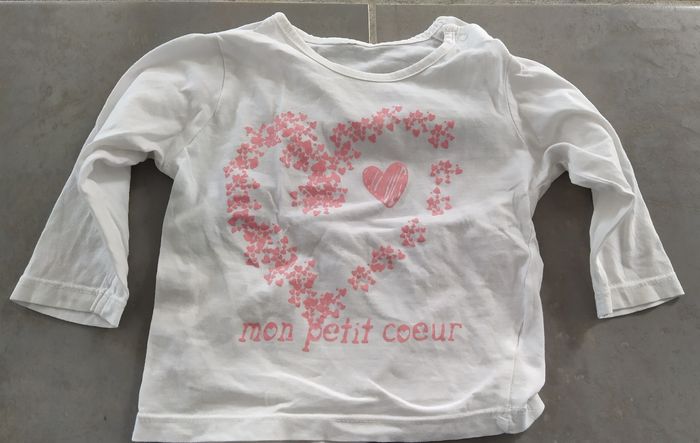 Lot 3 mois fille Mon petit coeur - photo numéro 2