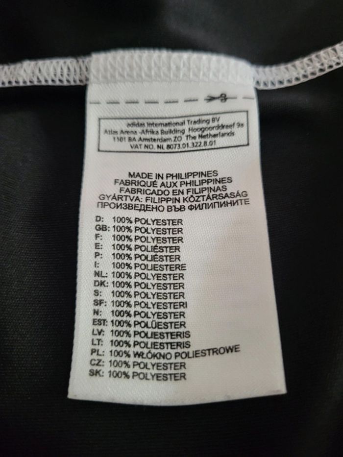 T-shirt Adidas noir logo brodé - 12 ans - photo numéro 6