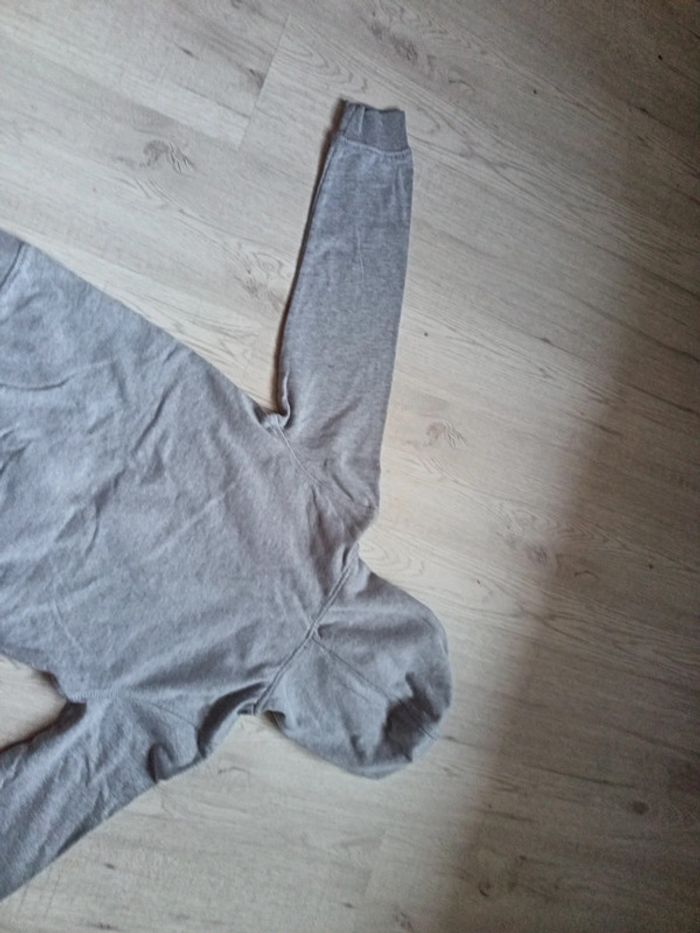 Sweat 14 ans fille gilet fermeture éclair capuche gris Tissaia - photo numéro 13