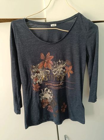 Maillot manches 3/4 Pimkie motif fleurs