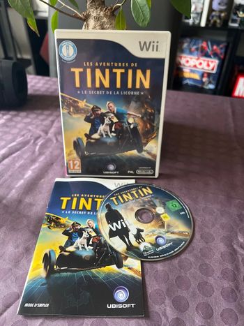 Jeu de wii les aventures de tintin le secret de la licorne