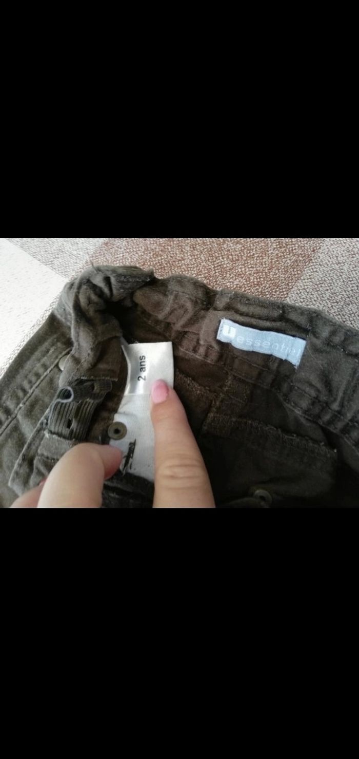 Pantalon 2 ans marron U essentiel - photo numéro 2