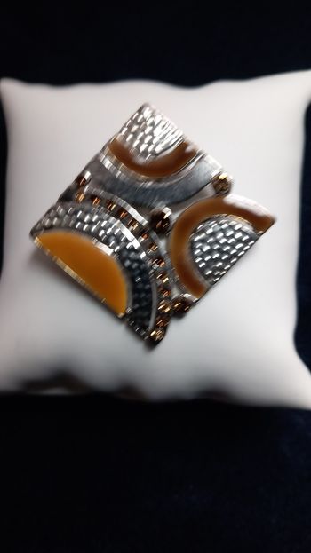 Pendentif Vintage Carré 4 cm