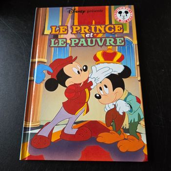 Livre enfant Disney le club du livre le prince et le pauvre