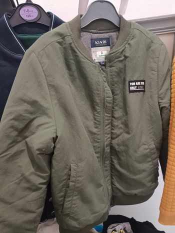 Veste à fermeture éclaire Kiabi kaki