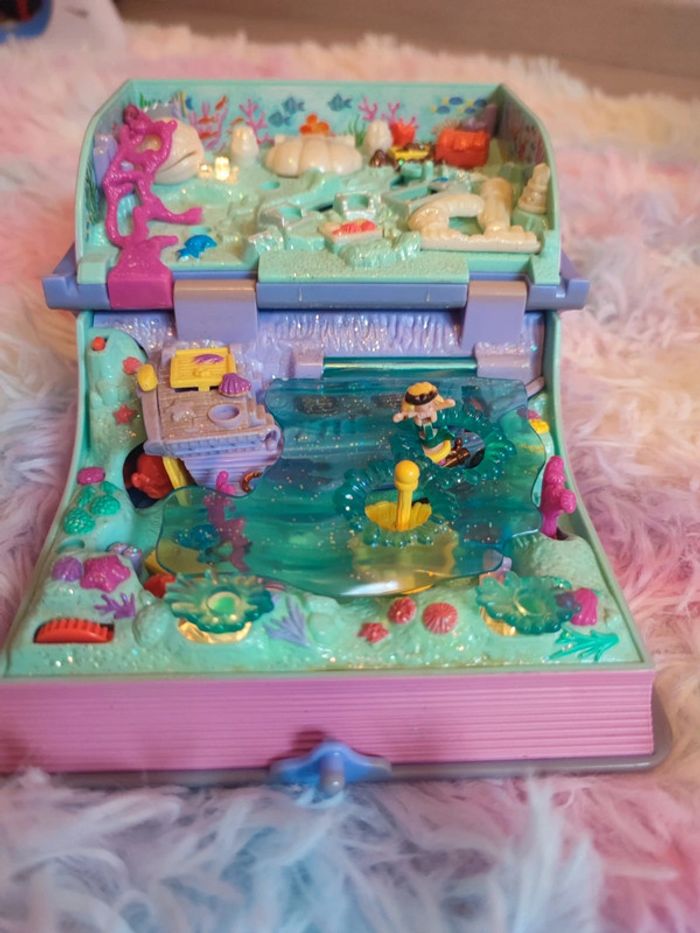 Livre enchanté sirène Polly Pocket 1995 Livre enchanté sirène Polly Pocket 1995