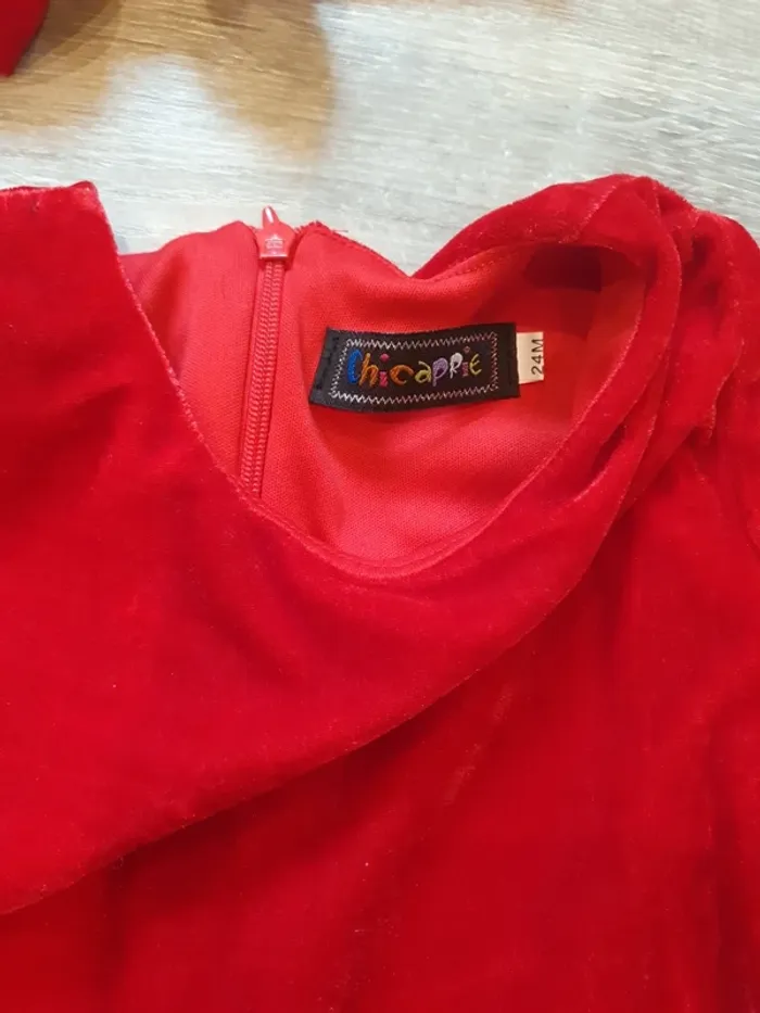 Robe rouge 24 mois - photo numéro 4