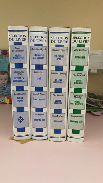 Lot de 4 livres sélection