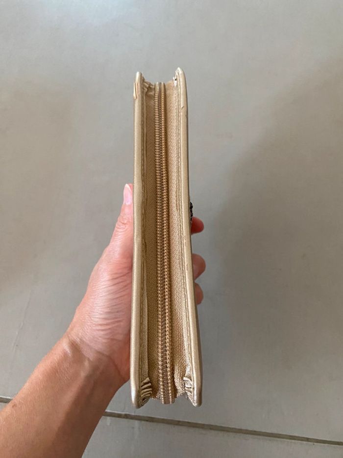 Swarovski pochette maquillage ou bijoux dorée avec brillants - photo numéro 8