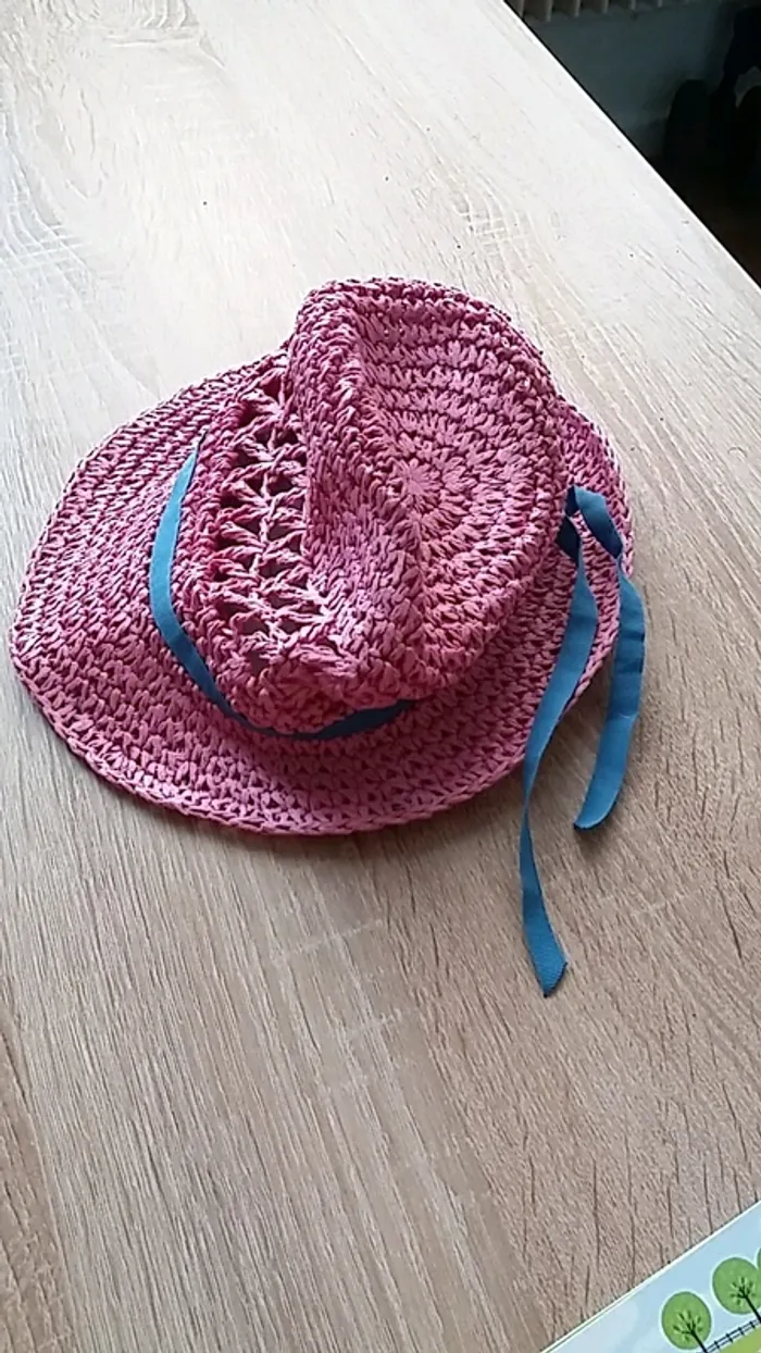 Chapeau en paille 49cm