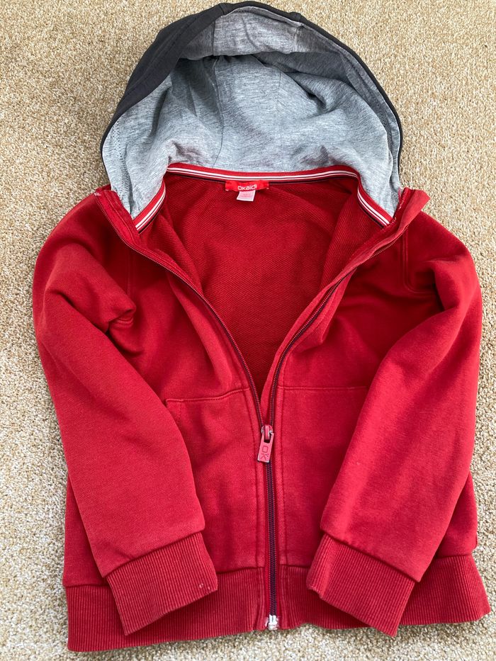 Gilet zippé à capuche okaidi 6 ans - photo numéro 3