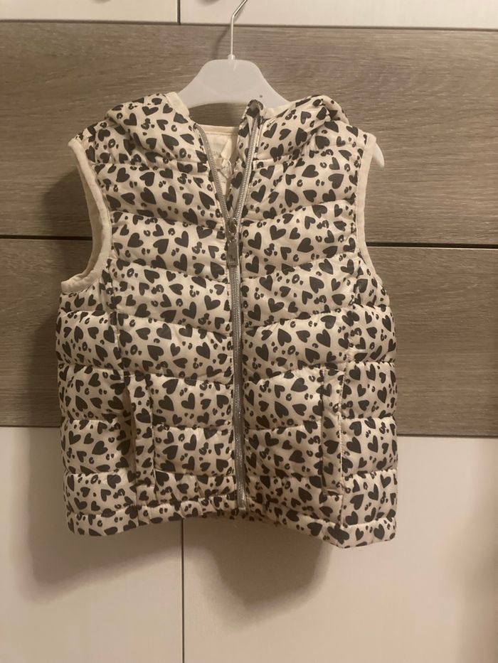 Gilet sans manche fille 5 ans