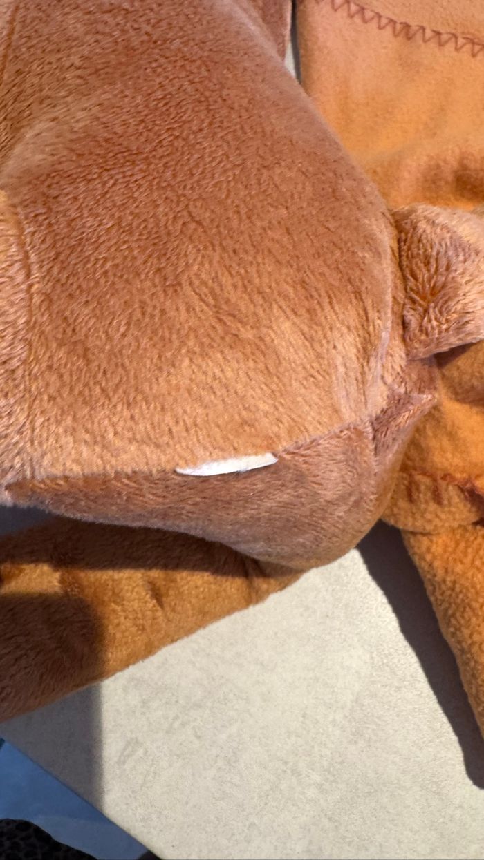 Grande Peluche cerf avec couverture lupilu - photo numéro 8