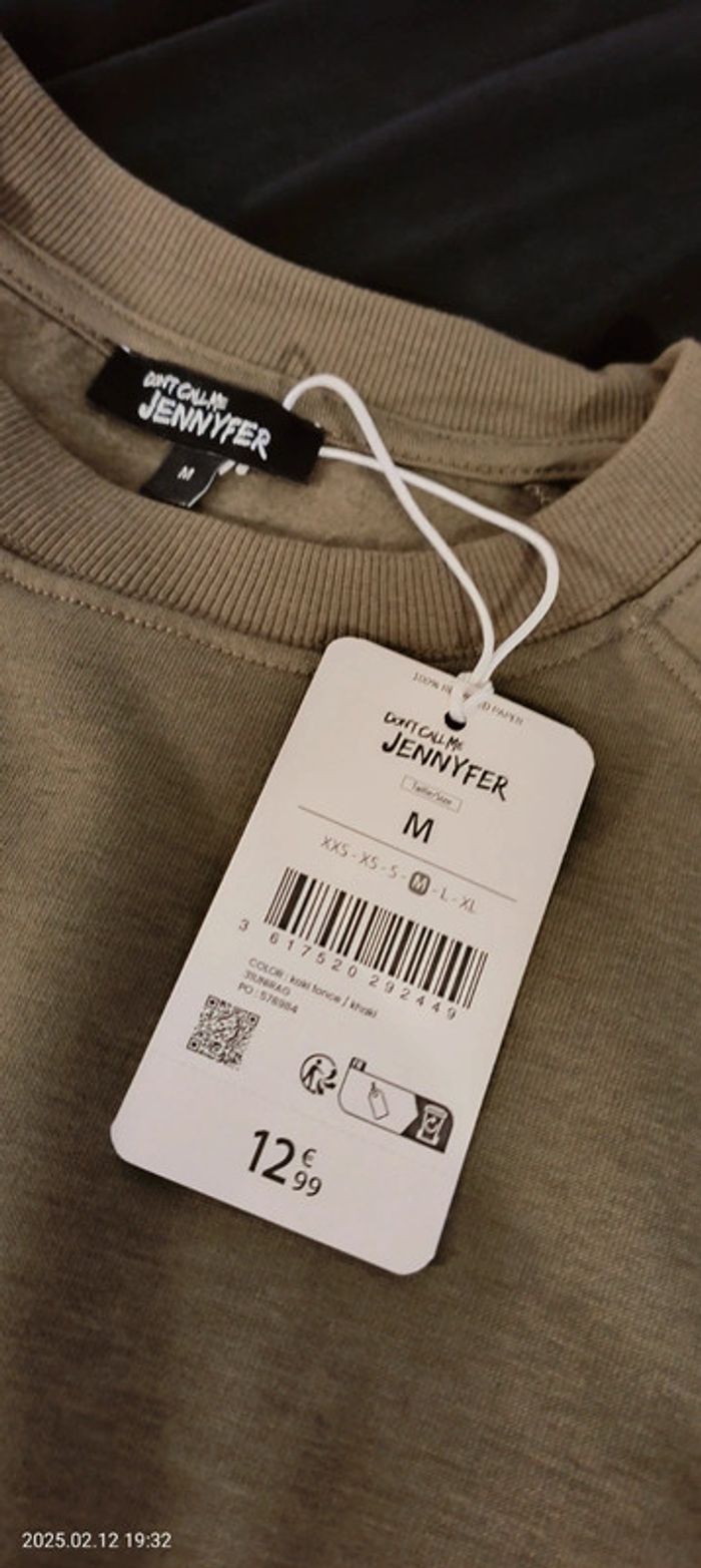 Sweat femme kaki neuf - photo numéro 3