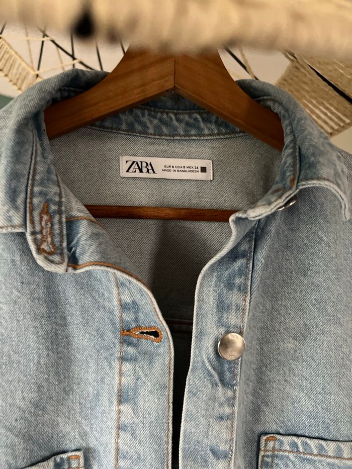 💙 Combishort ZARA en Jean Clair – Taille S - photo numéro 8