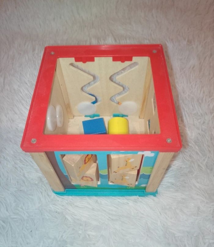 Cube d'activités en bois - photo numéro 5