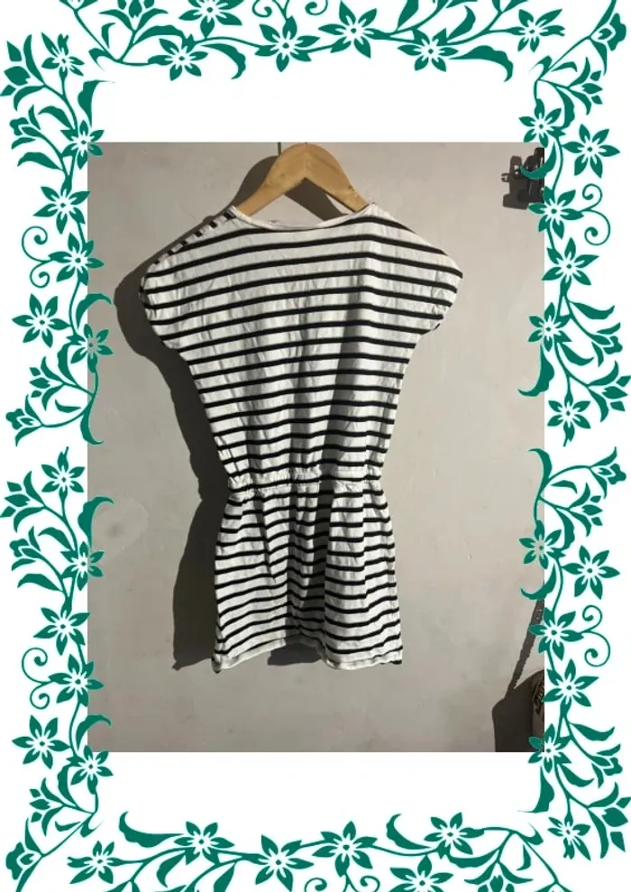 Robe marinière brillante 10 ans - photo numéro 4