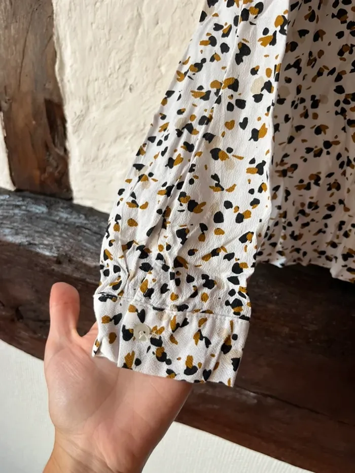 Blouse fluide à imprimé tacheté Caroll - taille 42 - Parfaite pour la rentrée - photo numéro 5