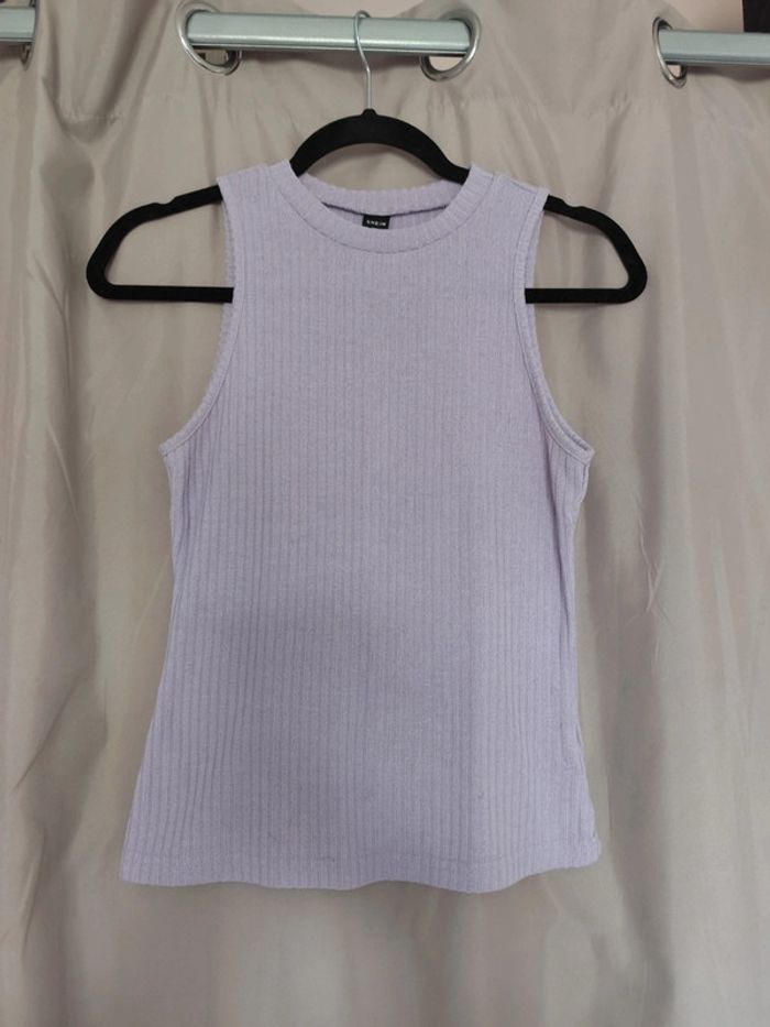 Top matière pull fin