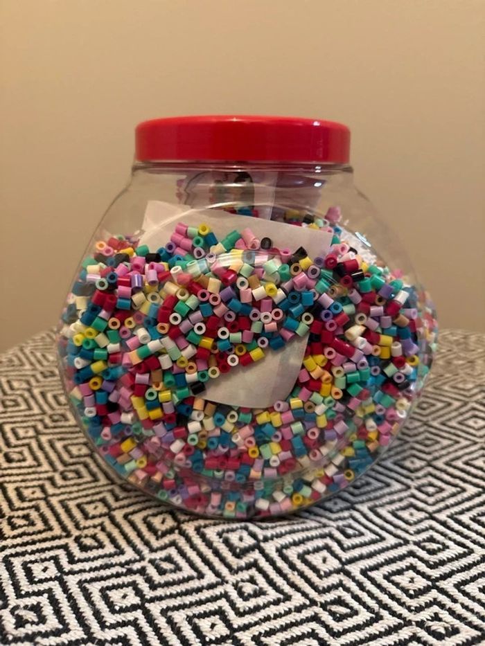 Hama Midi Perles - 15 000 pièces + 3 Assiettes - Pastel Multicolor - photo numéro 2