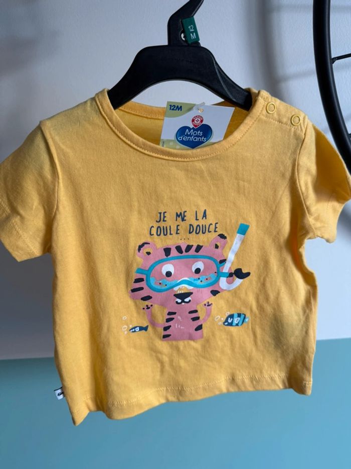T-shirt manches courtes 12 mois - photo numéro 2