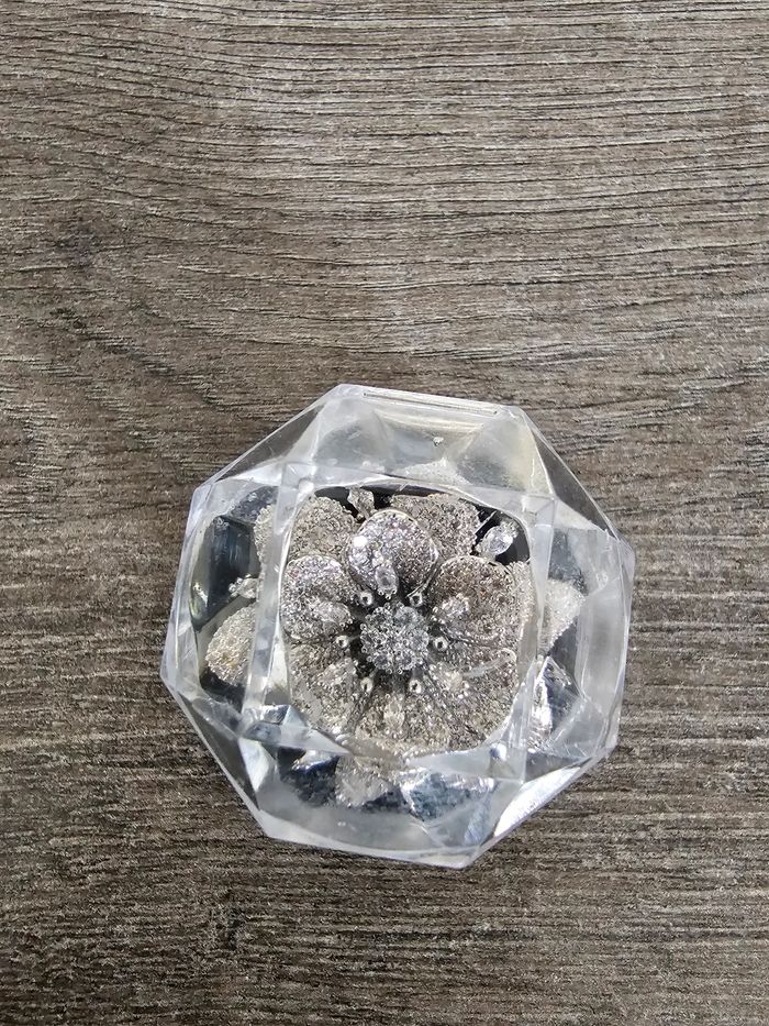 Bijou bague femme argenté ajustable grosse fleure 18€ - photo numéro 6