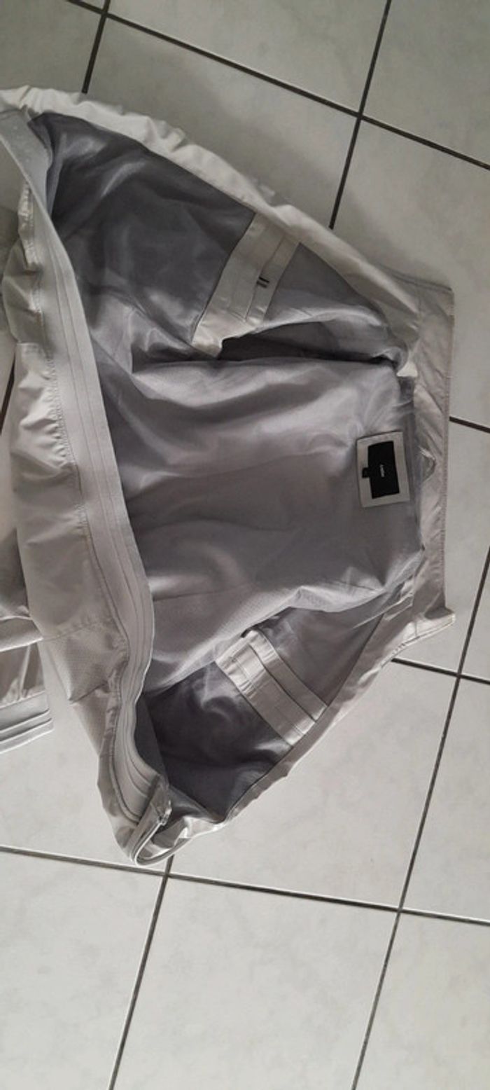 Veste simili cuir gris clair Célio - photo numéro 7