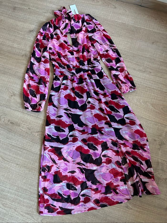 Robe longue rose neuve à manches longues Morgan taille 36 (valeur 90€) - photo numéro 7
