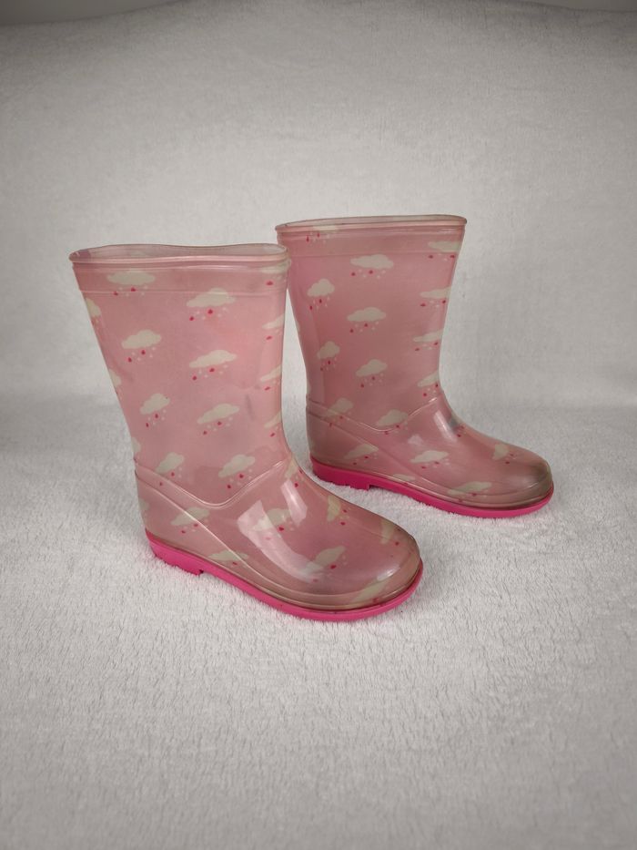 Botte de pluie Nuage Rose fille pointure 30 - photo numéro 7