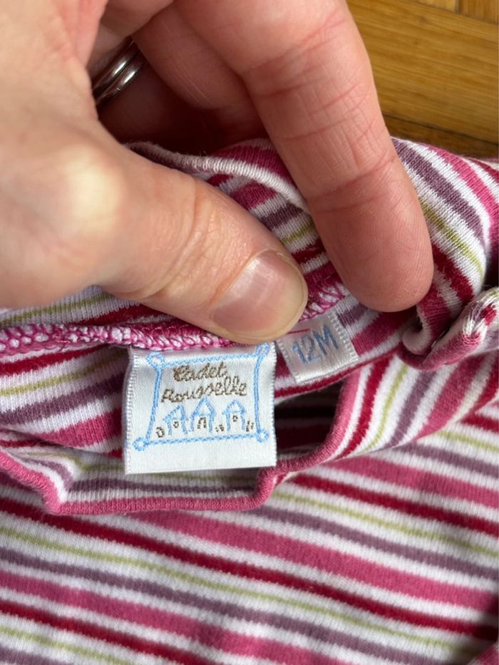 Sous pull 12 mois Cadet Rousselle parfait état - photo numéro 4