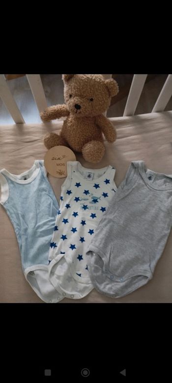 Lot 3 bodies petit bateau