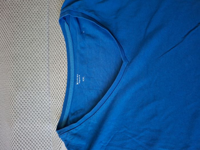 T-Shirt bleu Kiabi Taille XXL - photo numéro 4