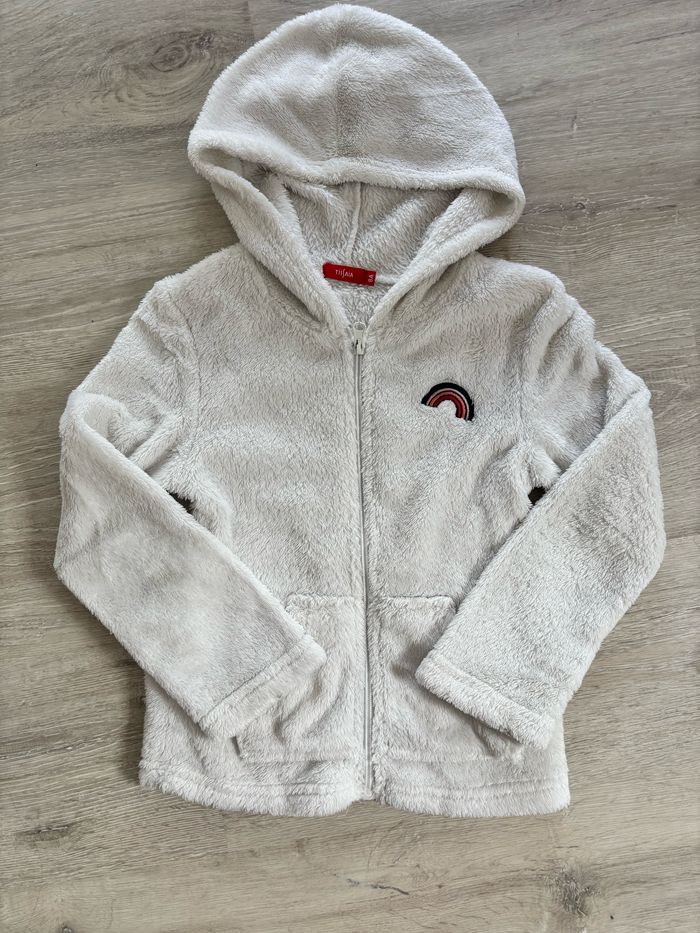 Veste polaire blanche