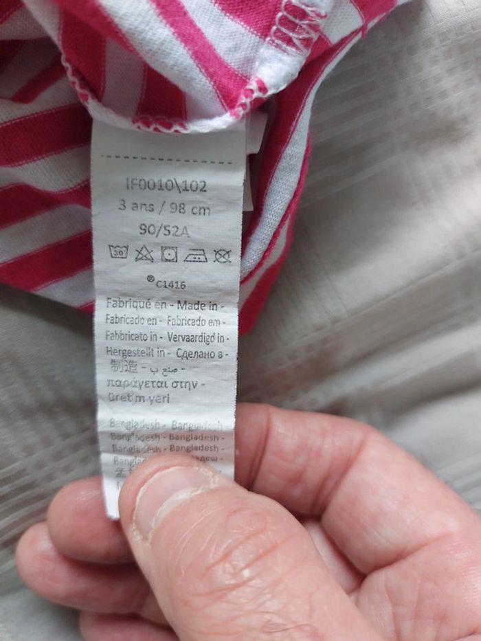 Tee-shirt court Orchestra taille 3 ans (98 cm) - photo numéro 4