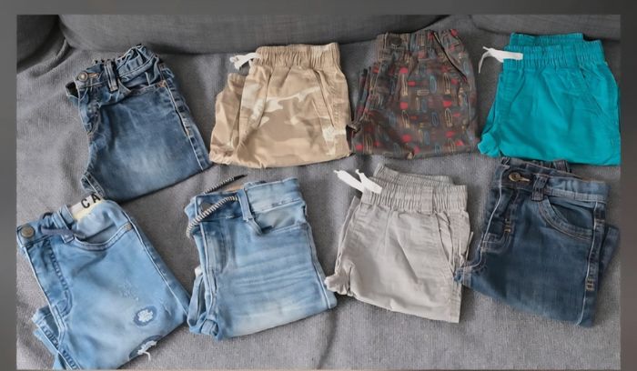 Lot 8 shorts garçon 6 ans