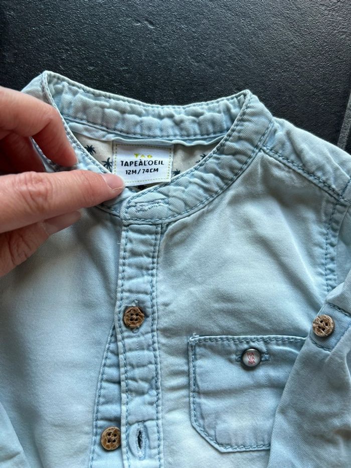 Lot chemises 12 mois H&M et TAO - photo numéro 2