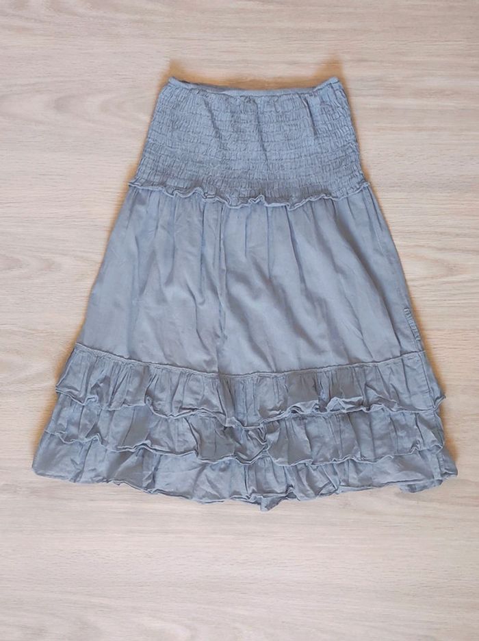 2 en 1 Robe bustier & Jupe droite gros volant vintage - 34/XS à 40/L - photo numéro 11