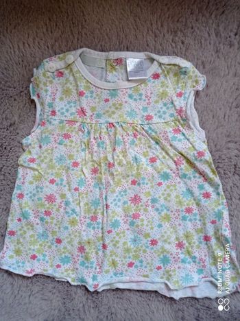 T-shirt fantaisie fille, La Redoute, taille 12 mois (1 an)