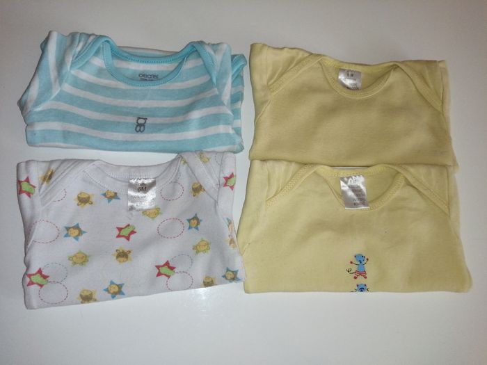 Lot de 4 bodys