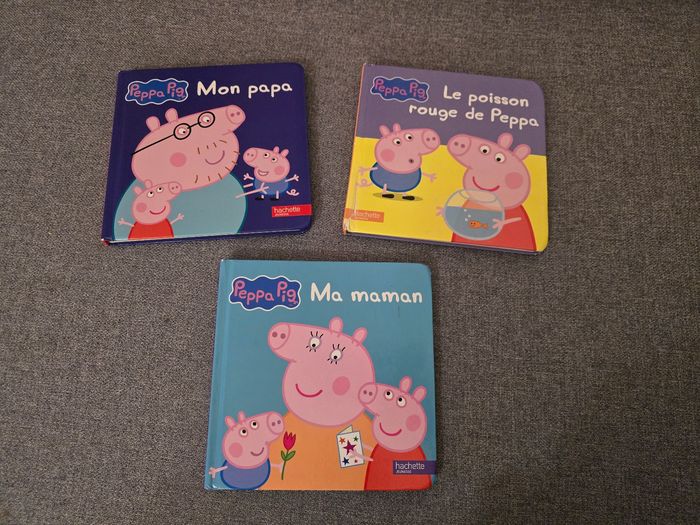 Lot de 3 livres peppa pig
