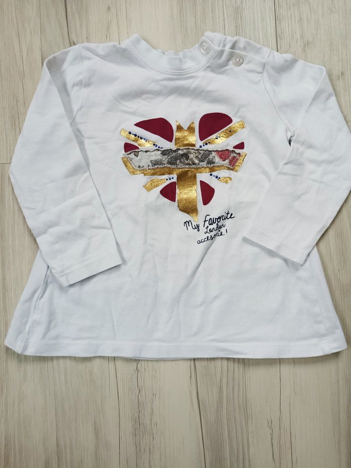 T-shirt manche longue 3/4 ans lot - photo numéro 7