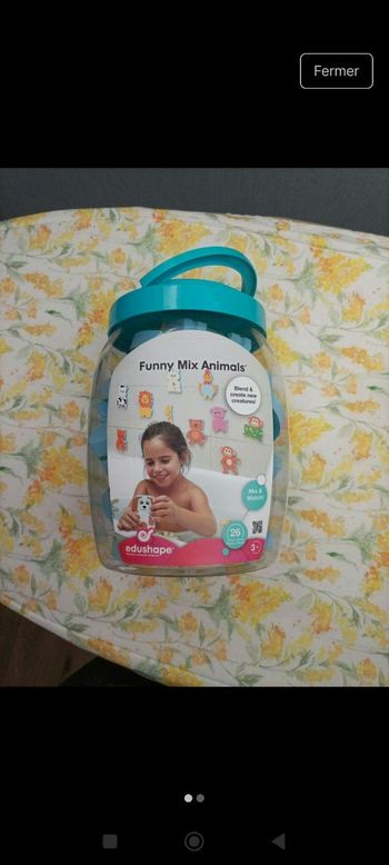Mix animaux pour joeuts dans bain