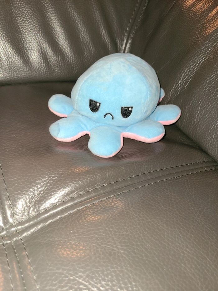 Peluche pieuvre réversible - photo numéro 2