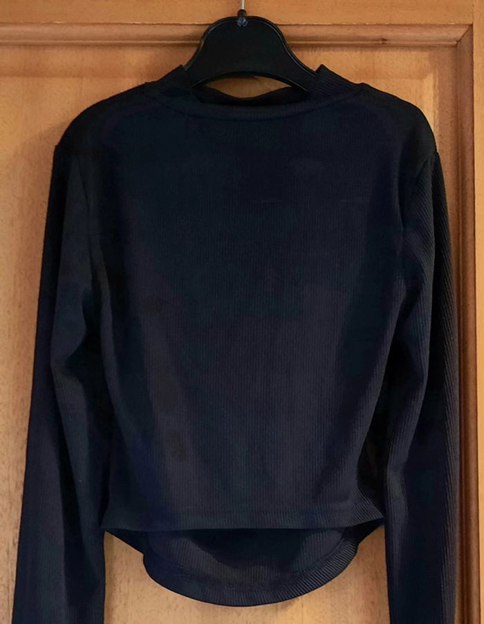 Crop top noir Shein XS
